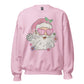 disco vintage santa crewneck