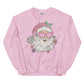 disco vintage santa crewneck