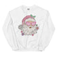 disco vintage santa crewneck